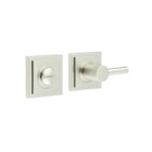 BUR-82SN-152SN Frelan Hardware Burlington Easy Turn & Release on Square Stepped Rose Satin Nickel