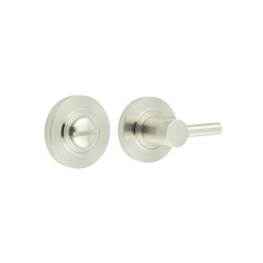Click Here To Enlarge This Photo Of BUR-82SN-50SN Frelan Hardware Burlington Easy Turn & Release on Plain Rose Satin Nickel
