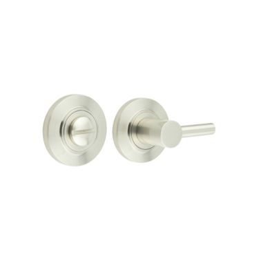 Click Here To Enlarge This Photo Of BUR-82SN-51SN Frelan Hardware Burlington Easy Turn & Release on Chamfered Rose Satin Nickel