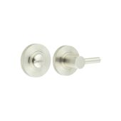 BUR-82SN-55SN Frelan Hardware Burlington Easy Turn & Release on Knurled Rose Satin Nickel