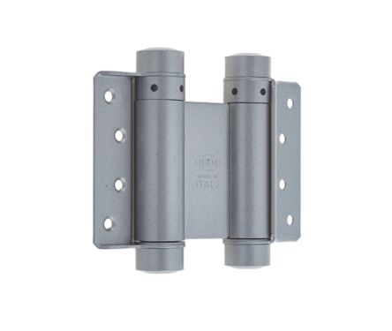 Click Here To Enlarge This Photo Of HG3005-4GY Frelan Hardware Double Action Steel Spring Hinges 102mm Grey