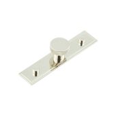 HOX-130PN-6090PN Frelan Hardware Hoxton Wenlock Cupboard Knob 30mm on Stepped Backplate Polished Nickel