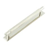 HOX-2060PN-6060PN Frelan Hardware Hoxton Taplow Cabinet Handle 224mm on Stepped Backplate Polished Nickel