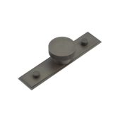 HOX-240DB-6090DB Frelan Hardware Hoxton Thaxted Cupboard Knob 40mm on Stepped Backplate Dark Bronze