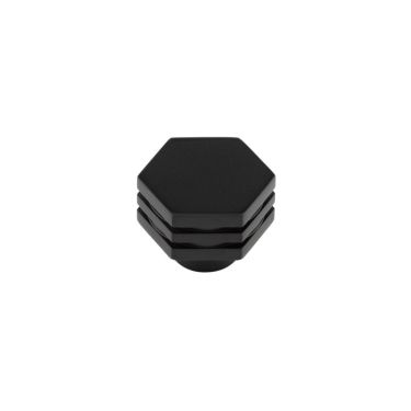 Click Here To Enlarge This Photo Of HOX330MB Frelan Hardware Hoxton Nile Cupboard Knob 30mm Matt Black