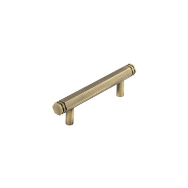 Click Here To Enlarge This Photo Of HOX350AB Frelan Hardware Hoxton Nile Cabinet Handle 96mm Antique Brass