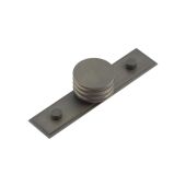 HOX-440DB-6090DB Frelan Hardware Hoxton Sturt Cupboard Knob 40mm on Stepped Backplate Dark Bronze