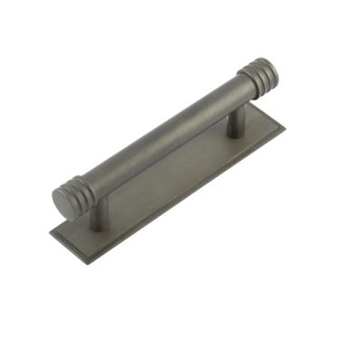 Click Here To Enlarge This Photo Of HOX-450DB-6050DB Frelan Hardware Hoxton Sturt Cabinet Handle 96mm on Stepped Backplate Backplate Dark Bronze