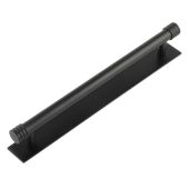HOX-460MB-5060MB Frelan Hardware Hoxton Sturt Cabinet Handle 224mm on Plain Backplate Backplate Matt Black
