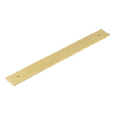 Click Here To Enlarge This Photo Of HOX5060SB Frelan Hardware Hoxton Fanshaw Backplates for Cabinet Handle 268x30mm Satin Brass
