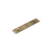 HOX5090AB Frelan Hardware Hoxton Fanshaw Backplate for Cupboard Knob 140x30mm Antique Brass