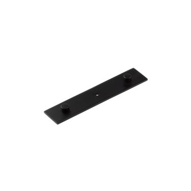 Click Here To Enlarge This Photo Of HOX5090MB Frelan Hardware Hoxton Fanshaw Backplate for Cupboard Knob 140x30mm Matt Black