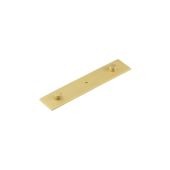 HOX5090SB Frelan Hardware Hoxton Fanshaw Backplate for Cupboard Knob 140x30mm Satin Brass