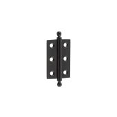 HOX800MB Frelan Hardware Hoxton Brass Finial Hinges 50x35mm Matt Black