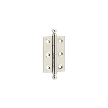 Click Here To Enlarge This Photo Of HOX800PN Frelan Hardware Hoxton Brass Finial Hinges 50x35mm Polished Nickel