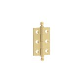 HOX800SB Frelan Hardware Hoxton Brass Finial Hinges 50x35mm Satin Brass