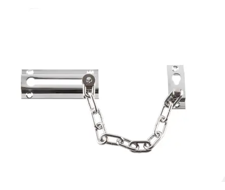 Click Here To Enlarge This Photo Of J3001PC Frelan Hardware Jedo Security Door Chain 200mm Polished Chrome