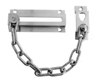 J3001SC Frelan Hardware Jedo Security Door Chain 200mm Satin Chrome