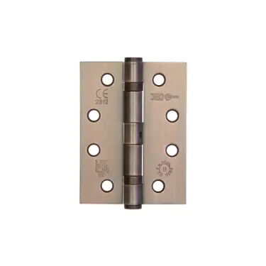 Click Here To Enlarge This Photo Of J8500BR Frelan Hardware Jedo Grade 11 &lpar;Mild Steel&rpar; Ball Bearing Hinges 102mm x 76mm x 3mm Bronze