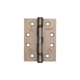 J8500BR Frelan Hardware Jedo Grade 11 &lpar;Mild Steel&rpar; Ball Bearing Hinges 102mm x 76mm x 3mm Bronze