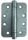 J8500RSC Frelan Hardware Jedo Grade 11 (Mild Steel) Radius Ball Bearing Hinges 102mm x 76mm x 3mm Satin Chrome