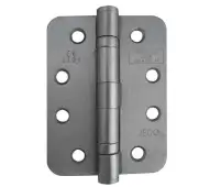 J8500RSN Frelan Hardware Jedo Grade 11 (Mild Steel) Radius Ball Bearing Hinges 102mm x 76mm x 3mm Satin Nickel