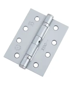 Click Here To Enlarge This Photo Of J8500SC Frelan Hardware Jedo Grade 11 (Mild Steel) Ball Bearing Hinges 102mm x 76mm x 3mm Satin Chrome