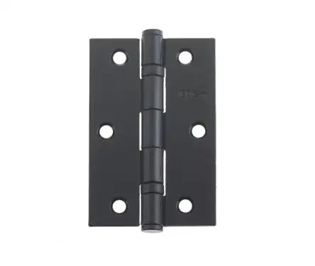 Click Here To Enlarge This Photo Of J8501BL Frelan Hardware Jedo Steel Ball Bearing Hinges 89mm x 58mm x 2mm - Matt Black