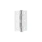 J8502PC Frelan Hardware Jedo Grade 7 (Mild Steel) Ball Bearing Hinges 76mm x 50mm x 2mm Polished Chrome