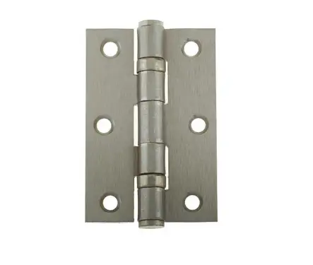 Click Here To Enlarge This Photo Of J8502SN Frelan Hardware Jedo Grade 7 (Mild Steel) Ball Bearing Hinges 76mm x 50mm x 2mm Satin Nickel