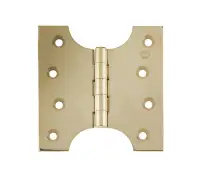 J9009B5PB Frelan Hardware Jedo Budget Parliament Hinges 102mm x 75mm x 127mm Polished Brass