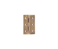 J9017AB Frelan Hardware Jedo Double Phosphor Bronze Washered Hinges 76mm x 50mm x 2.5mm Antique Brass