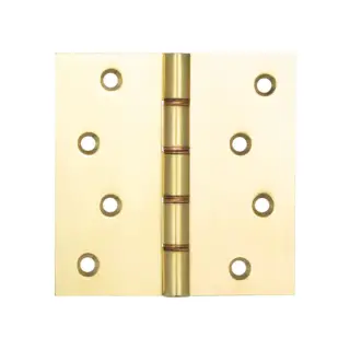 J9026PB Frelan Hardware Jedo Projection Hinges 102mm x 102mm x 3mm Polished Brass