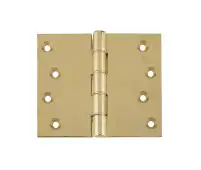 J9035PB Frelan Hardware Jedo Projection Hinges 102mm x 125mm x 3.5mm Polished Brass