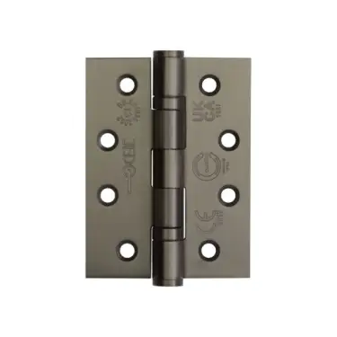 Click Here To Enlarge This Photo Of J9500DB Frelan Hardware Jedo Certifire Grade 13 &lpar;Stainless Steel&rpar; Ball Bearing Hinges 102mm x 76mm x 3mm Dark Bronze