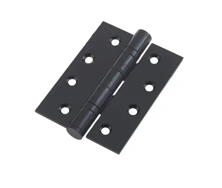 Click Here To Enlarge This Photo Of J9500MB Frelan Hardware Jedo Certifire Grade 13 (Stainless Steel) Ball Bearing Hinges 102mm x 76mm x 3mm - Matt Black