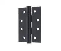 J9500MB Frelan Hardware Jedo Certifire Grade 13 (Stainless Steel) Ball Bearing Hinges 102mm x 76mm x 3mm - Matt Black
