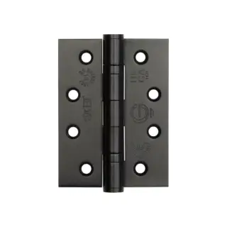 J9500MB Frelan Hardware Jedo Certifire Grade 13 &lpar;Stainless Steel&rpar; Ball Bearing Hinges 102mm x 76mm x 3mm - Matt Black