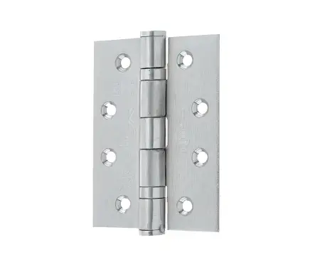 Click Here To Enlarge This Photo Of J9500SSS Frelan Hardware Jedo Certifire Grade 13 (Stainless Steel) Ball Bearing Hinges 102mm x 76mm x 3mm Satin Stainless Steel