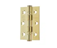 J9502EB Frelan Hardware Jedo Grade 7 (Stainless Steel) Ball Bearing Hinges 76mm x 50mm Polished Brass