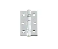 J9502PSS Frelan Hardware Jedo Grade 7 (Stainless Steel) Ball Bearing Hinges 76mm x 50mm Polished Stainless Steel