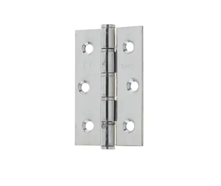 Click Here To Enlarge This Photo Of J9504PSS Frelan Hardware Jedo Grade 7 (Stainless Steel) Washered Hinges 76mm x 50mm Polished Stainless Steel