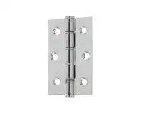 J9504PSS Frelan Hardware Jedo Grade 7 (Stainless Steel) Washered Hinges 76mm x 50mm Polished Stainless Steel