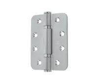 J9633SSS Frelan Hardware Jedo Certifire Grade 13 (Stainless Steel) Radius Polymer Bearing 3 Knuckle Hinges 102mm x 76mm x 3mm Satin Stainless Steel (Pack of 3)