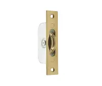 J995BPB Frelan Hardware Jedo Sash Pulley with Rectangular Plate 118mm x 26mm Polished Brass