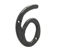 JAB15-6&9 Frelan Hardware Jedo Black Antique Door Numeral No.6&9