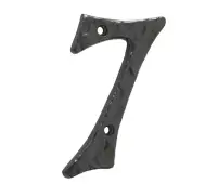 JAB15-7 Frelan Hardware Jedo Black Antique Door Numeral No.7