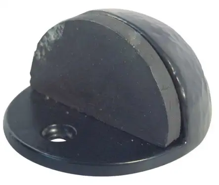 Click Here To Enlarge This Photo Of JAB186 Frelan Hardware Jedo Black Antique Floor Mounted Door Stop (No Rose)  44mm x 26mm