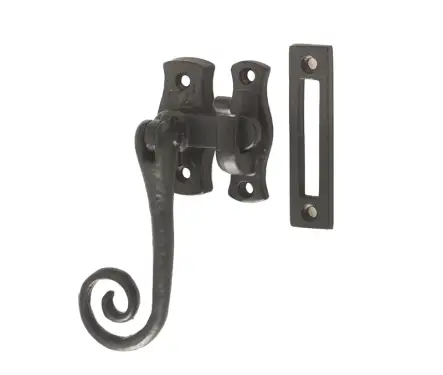 Click Here To Enlarge This Photo Of JAB19L Frelan Hardware Jedo Black Antique Range Locking Casement Fastener (Left Hand)