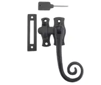 JAB19R Frelan Hardware Jedo Black Antique Range Locking Casement Fastener (Right Hand)